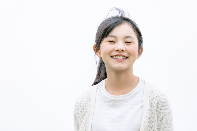 女の子笑顔