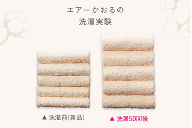 エアーかおるの洗濯実験