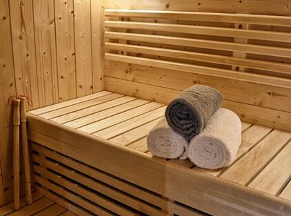 丸めた3本のタオル